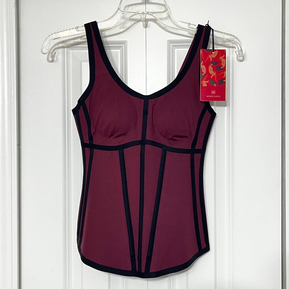 Honeylove Boldness Tank Shapewear Womens XS Compression Sculpting Top